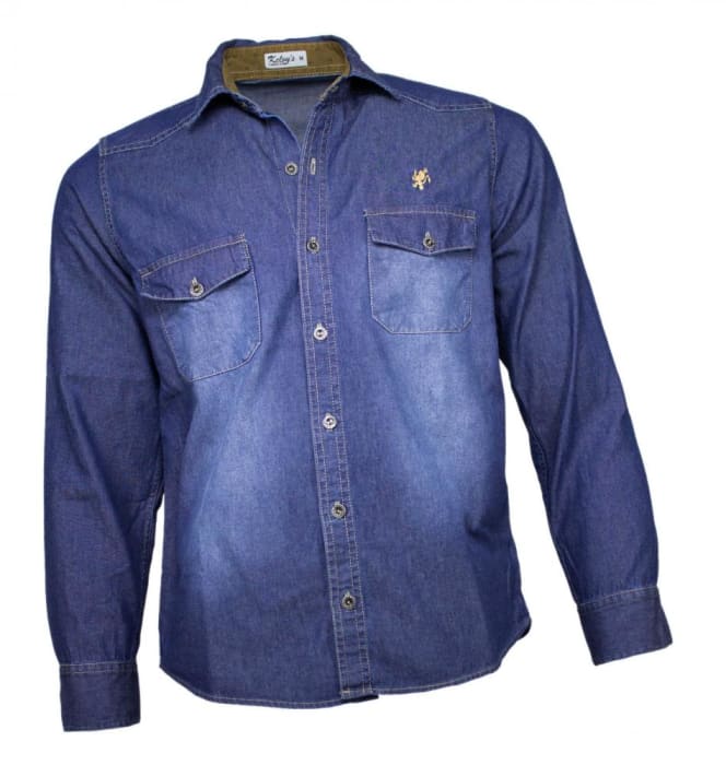 Camisa Jeans Masculina Stone (0)