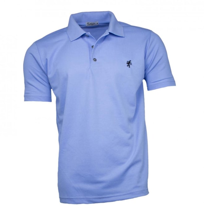 Camisa Polo Masculina Azul Claro (0)