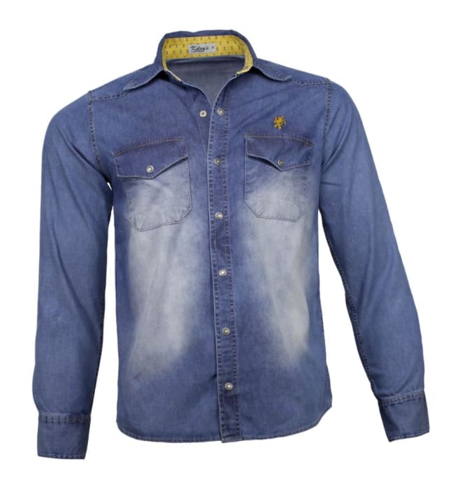 Camisa Jeans Masculina Sky (0)