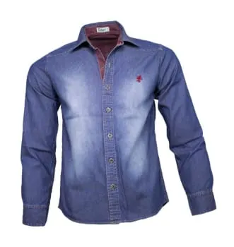 Camisa Jeans Masculina Sem Bolso Stone (0)