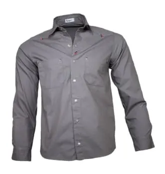Camisa Sarja Masculina Cinza (0)