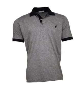 Camisa Polo Masculina Cinza Mescla (0)