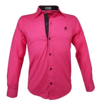 Camisa Social Masculina Pink (0)
