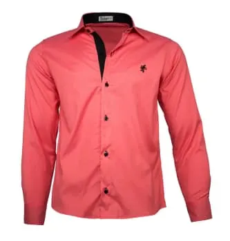 Camisa Social Masculina Coral (0)