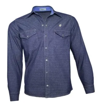 Camisa Jeans Masculina Super Stone Azul (0)