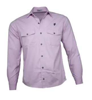 Camisa Sarja Masculina Rosa (0)