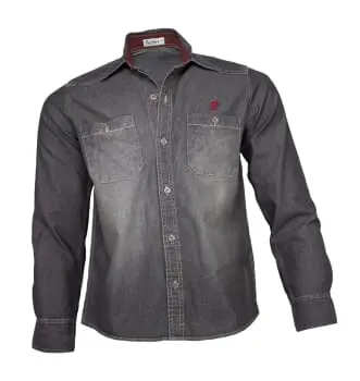 camisa-jeans-masculina-preta